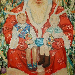 Дед Мороз и зайцы